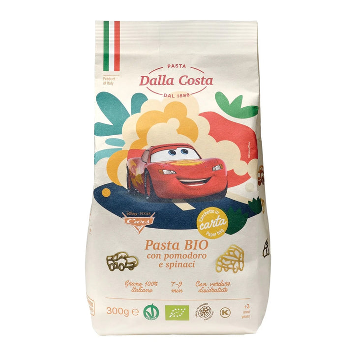 Organicwhitewheattomatoandspinachcarspasta